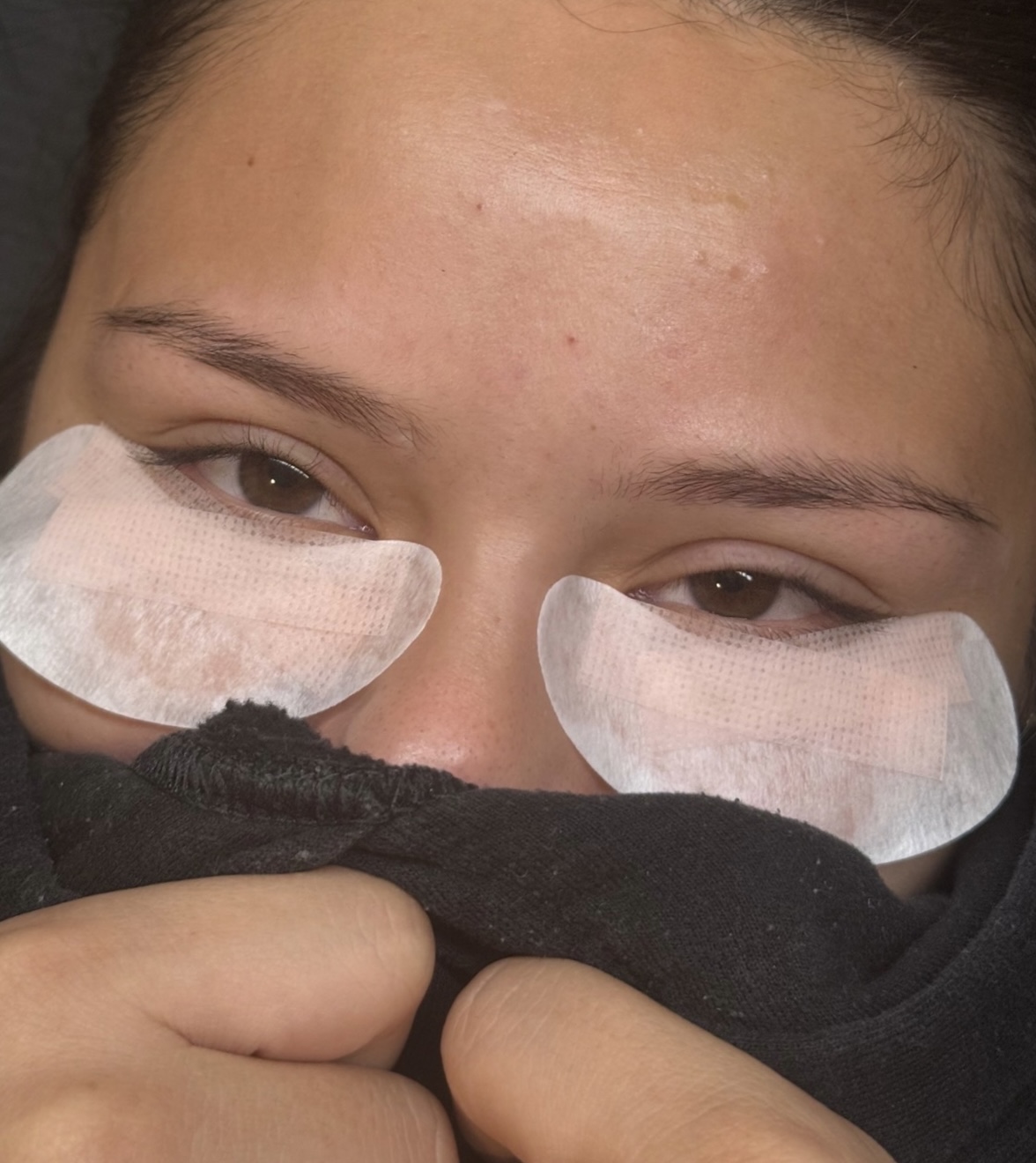 Korean lash lift before and after — before