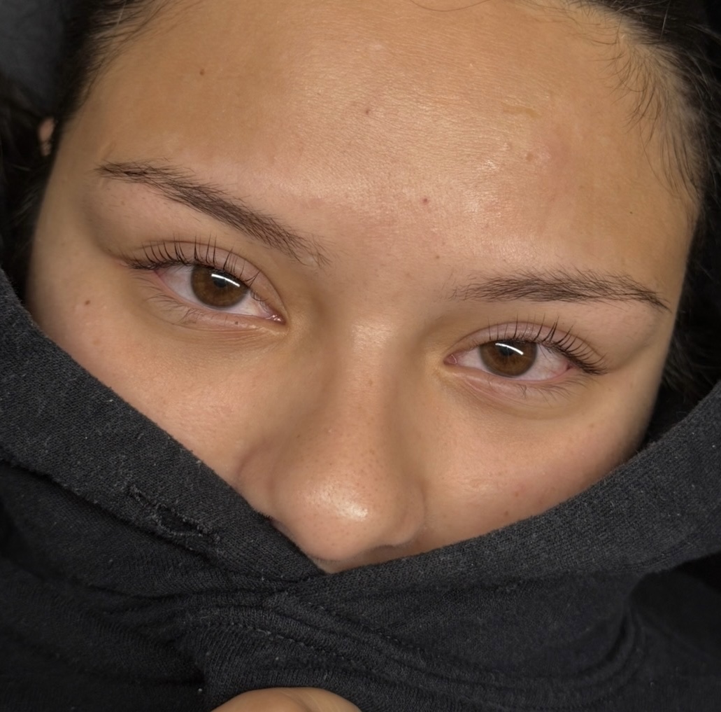 Korean lash lift before and after — after